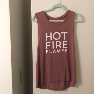 Whitney Simmons HOT FIRE FLAMES shirt